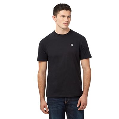 St George by Duffer Black embroidered logo t-shirt